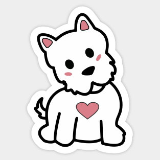 West Highland White Terrier Lover Sticker